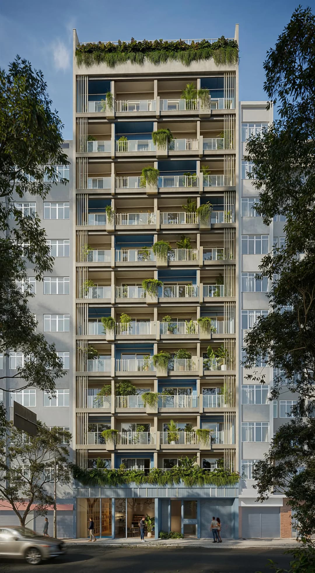 Fachada e Arte: Fachada frontal