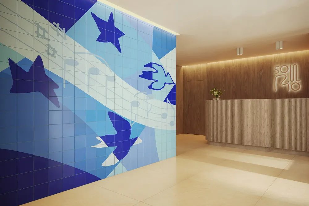 Fachada e Arte: Recepção